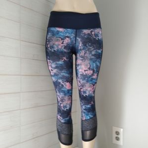 Lululemon Floral Mesh crop Leggings